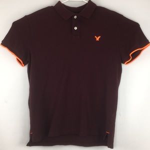 American Eagle Polo Large Men’s Burgandy
